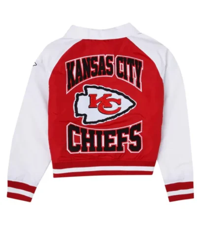 Kansas City Chiefs Red and White Throwback Jacket