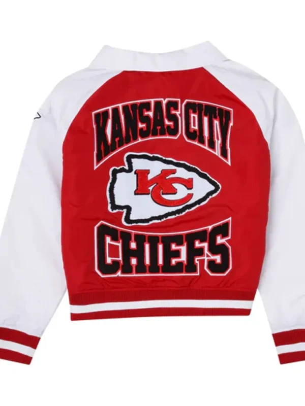 Kansas City Chiefs Red and White Throwback Jacket