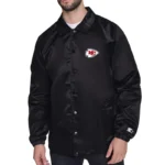 Kansas City Chiefs Retro Logo Coaches Jacket