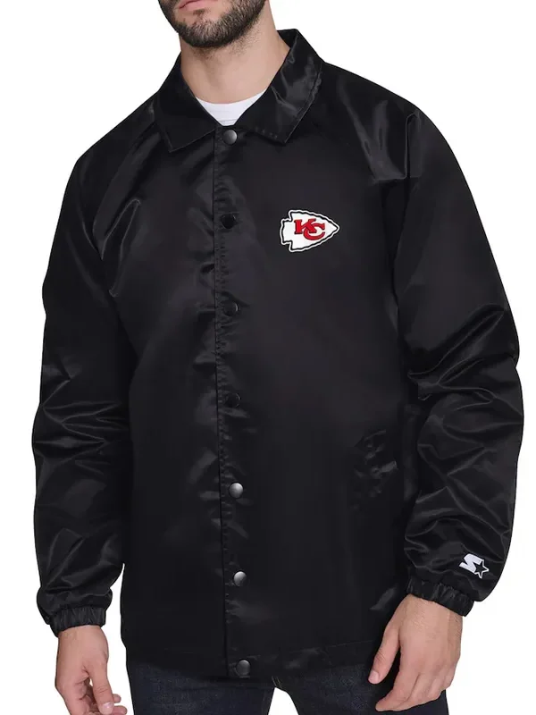Kansas City Chiefs Retro Logo Coaches Jacket