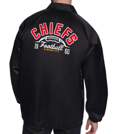 Kansas City Chiefs Retro Logo Coaches Jacket