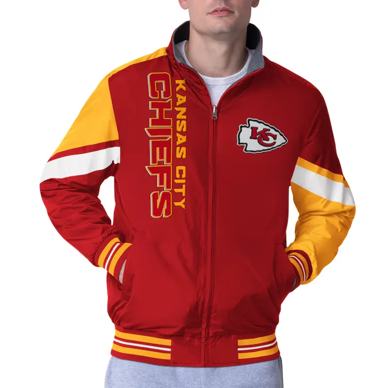 Kansas City Chiefs Strong Arm Red Full-Zip Jacket Kansas City Chiefs Strong Arm Red Full-Zip Jacket