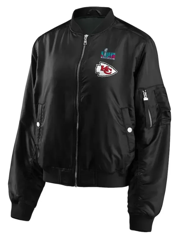 Kansas City Chiefs Super Bowl LVII Champions Black Bomber Jacket