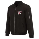 Kansas City Chiefs Super Bowl LVII Champions Nylon Black Bomber Jacket