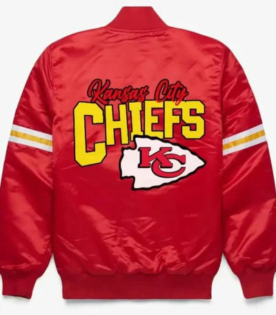 Kansas City Chiefs Super Bowl Red Satin Jacket