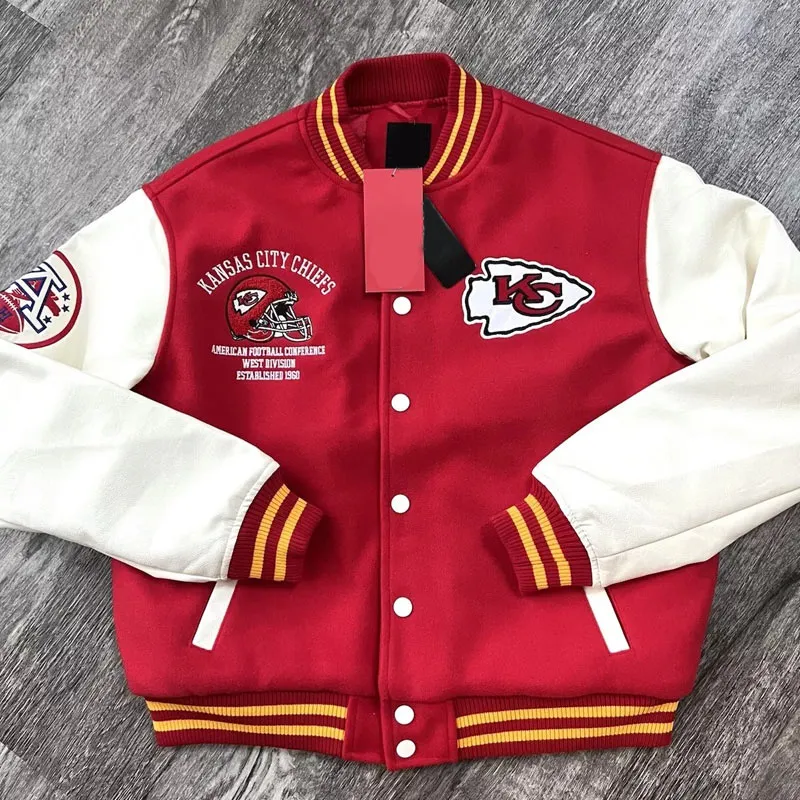 Kansas City Chiefs Thick Letterman Jacket Kansas City Chiefs Thick Letterman Jacket