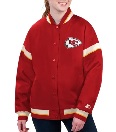 Kansas City Chiefs Tournament Red Varsity Jacket