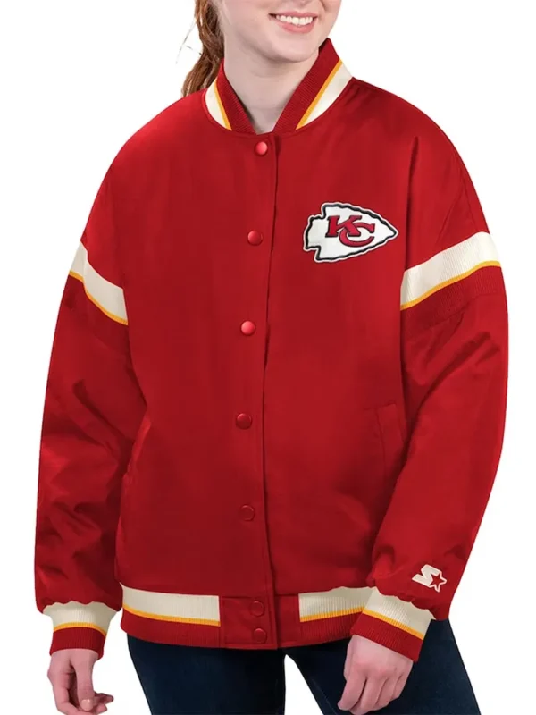 Kansas City Chiefs Tournament Red Varsity Jacket