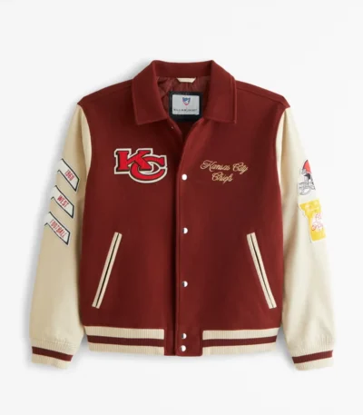 Kansas City Chiefs Varsity Bomber Jacket