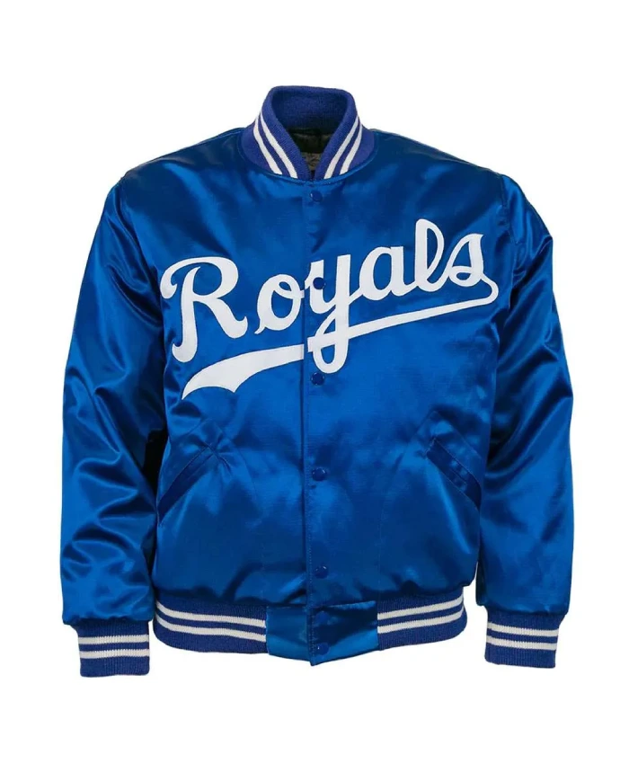 Kansas City Royals 1969 Blue Satin Jacket Kansas City Royals 1969 Blue Satin Jacket