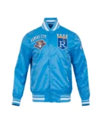 Kansas City Royals Retro Classic Rib Satin Jacket
