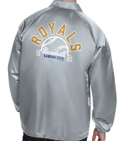 Kansas City Royals Retro Logo Coaches Jacket