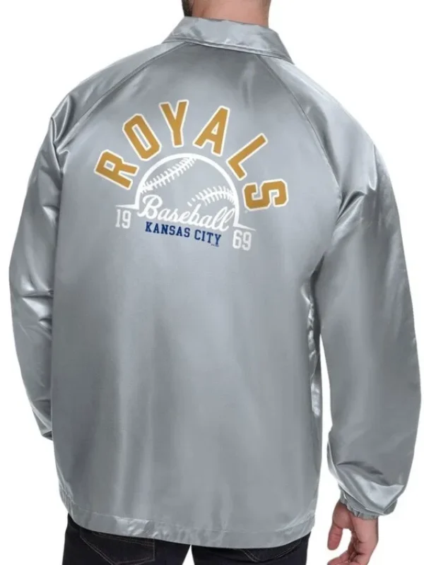 Kansas City Royals Retro Logo Coaches Jacket