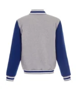 Kansas City Royals Gray/Royal Varsity Wool Jacket