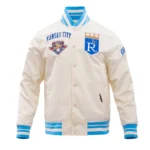 Kansas City Royals Retro Classic Rib Satin Jacket