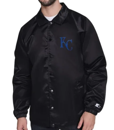 Kansas City Royals Retro Logo Coaches Jacket