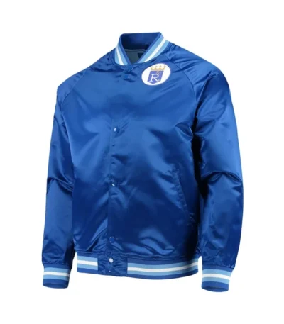 Kansas City Royals Royal Blue Lightweight Satin Jacket