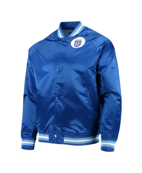 Kansas City Royals Royal Blue Lightweight Satin Jacket