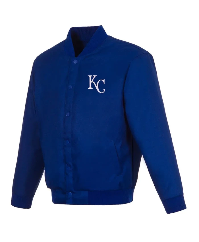Kansas City Royals Royal Varsity Wool Jacket Kansas City Royals Royal Varsity Wool Jacket