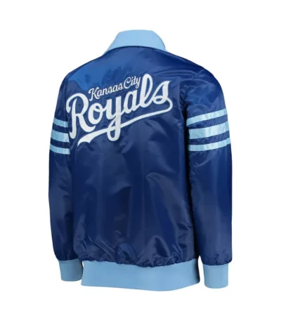 The Captain II Kansas City Royals Satin Blue Jacket