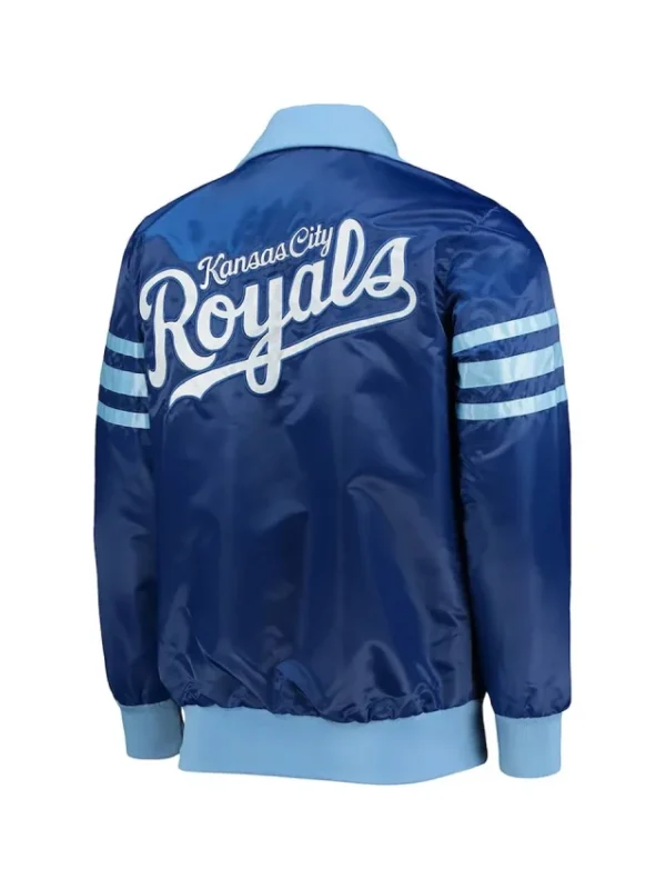 The Captain II Kansas City Royals Satin Blue Jacket