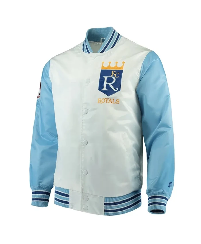 Kansas City Royals The Legend White and Blue Jacket Kansas City Royals The Legend White and Blue Jacket
