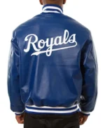 Kansas City Royals Leather Varsity Jacket