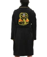 Karate Kid Cobra Kai Black Bathrobe Coat