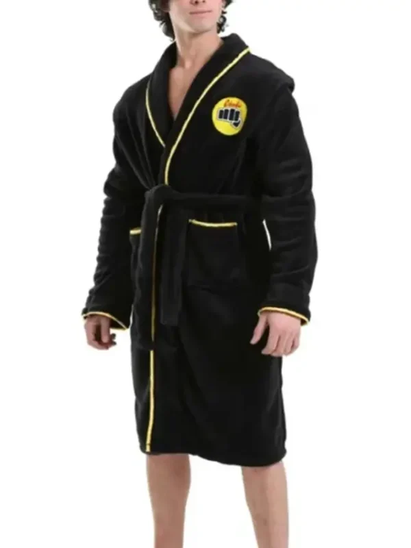 Karate Kid Cobra Kai Black Bathrobe Coat