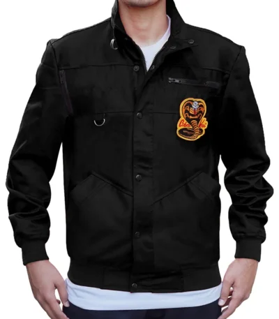Karate Kid Cobra Kai Black Cotton Jacket