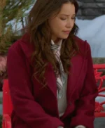 Kat Butler Under The Christmas Sky 2023 Burgundy Coat