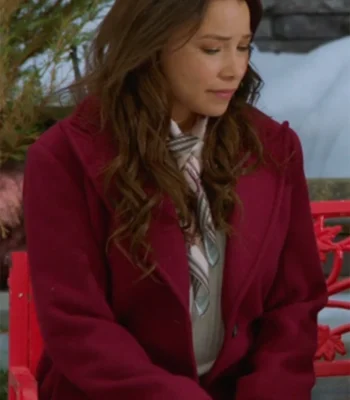 Kat Butler Under The Christmas Sky 2023 Burgundy Coat