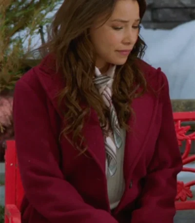 Kat Butler Under The Christmas Sky 2023 Burgundy Coat