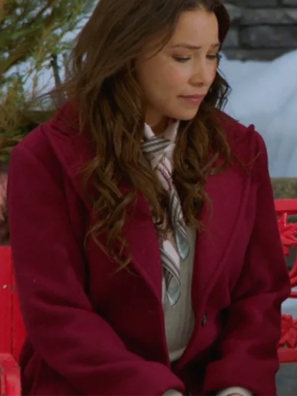Kat Butler Under The Christmas Sky 2023 Burgundy Coat