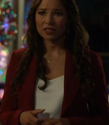 Kat Butler Under The Christmas Sky 2023 Burgundy Coat