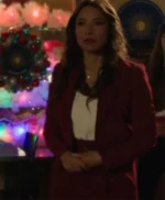 Kat Butler Under The Christmas Sky 2023 Burgundy Coat