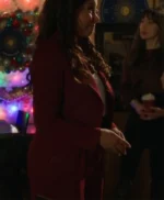 Kat Butler Under The Christmas Sky 2023 Burgundy Coat