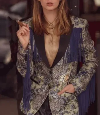 Katherine Barrell Wynonna Earp Fringe Blazer Jacket