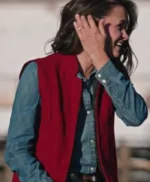 Kathryn Kelly Yellowstone 6666 Red Vest