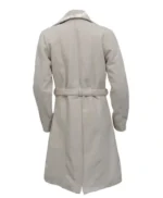 Kelly Reilly Yellowstone Beth Dutton Off White Robe Coat