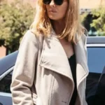 Kelly Reilly Yellowstone Beth Dutton Off White Robe Coat