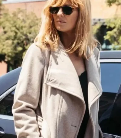 Kelly Reilly Yellowstone Beth Dutton Off White Robe Coat
