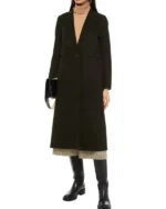 Yellowstone S04 Beth Dutton Green Long Single Breasted Coat