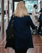 Yellowstone Beth Dutton S04 Blue Wool Long Coat