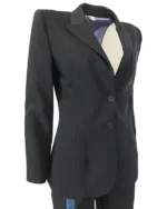 Kelly Reilly Yellowstone Women Single Breasted Grey Blazer