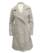 Kelly Reilly Yellowstone Beth Dutton Off White Robe Coat