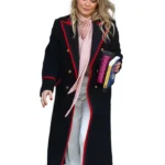 Kelsey Peters Younger Season 07 Blue Double-Breasted Coat