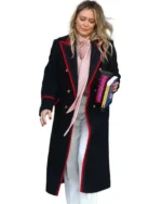 Kelsey Peters Younger Season 07 Blue Double-Breasted Coat