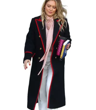 Kelsey Peters Younger Season 07 Blue Double-Breasted Coat