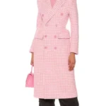 Kelsey Peters Younger Season 7 Pink Checked Coat